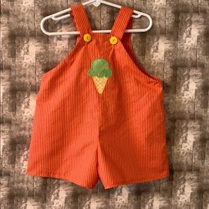 Baby boys romper - handmade- new